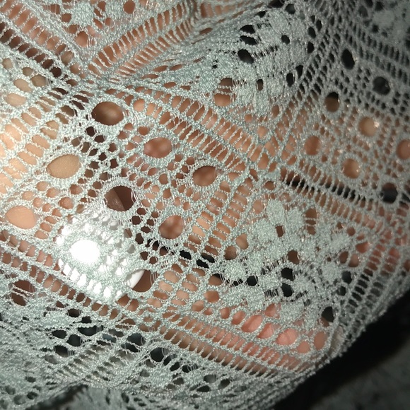 Free People Sweet Memories Lace Turtleneck Top XS - Picture 6 of 6